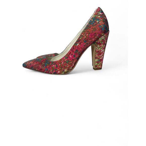 Anne Klein Does Sex In The City Floral Pumps Sz 6 Worn Once Excellent Condition - Picture 4 of 12